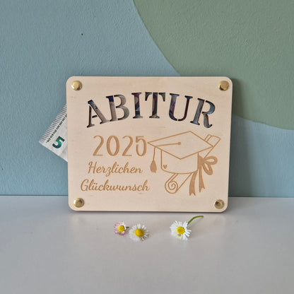 Geldgeschenk: Platte - Abitur 2025