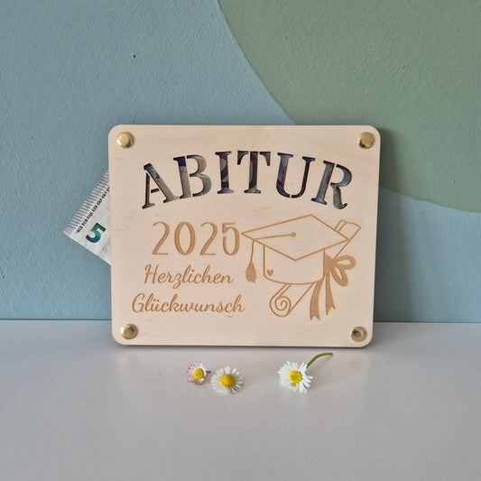 Geldgeschenk: Platte - Abitur 2025