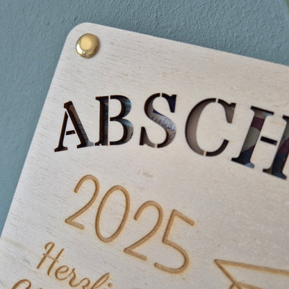 Geldgeschenk: Platte - Abschluss 2025