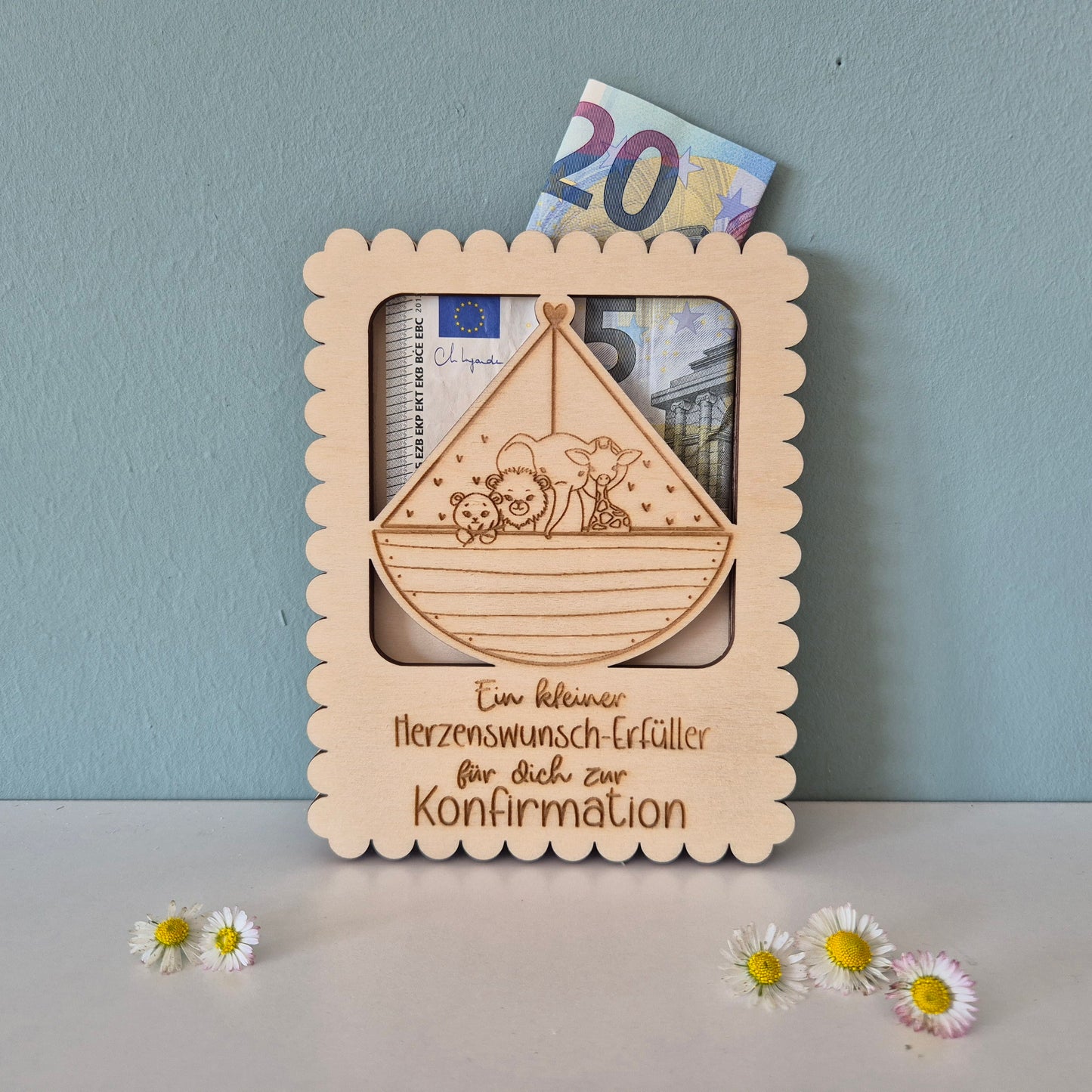 Geldgeschenk: Schiff Konfirmation